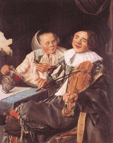 JUDITH Leyster - The happy couple 