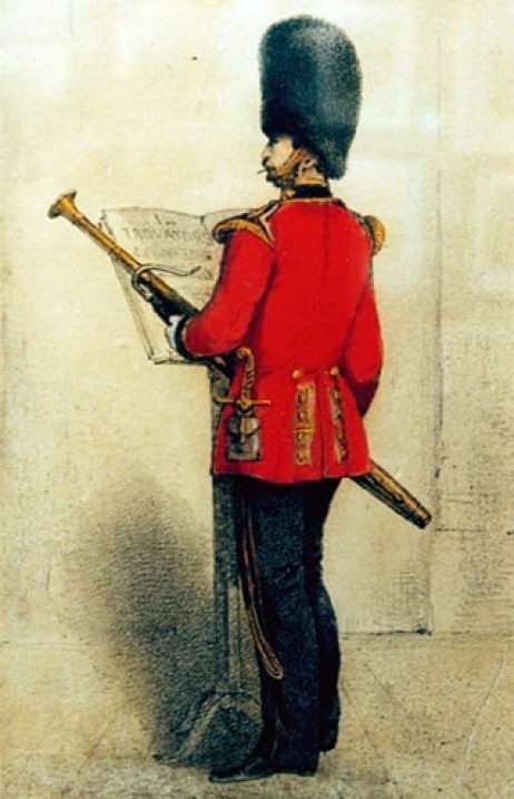 ANONYMOUS - English guard with bassoon