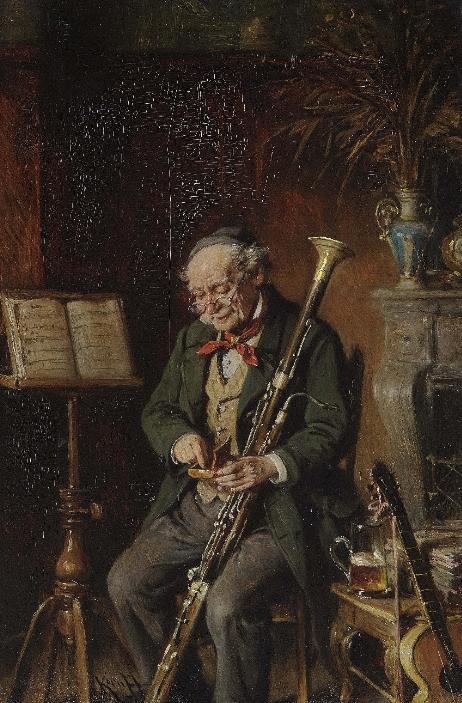 KERN Hermann Armin - The Bassoon Player