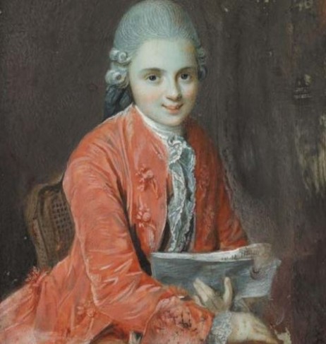 ALPHEN  Johann Eusebius - Young boy with sheet of music 