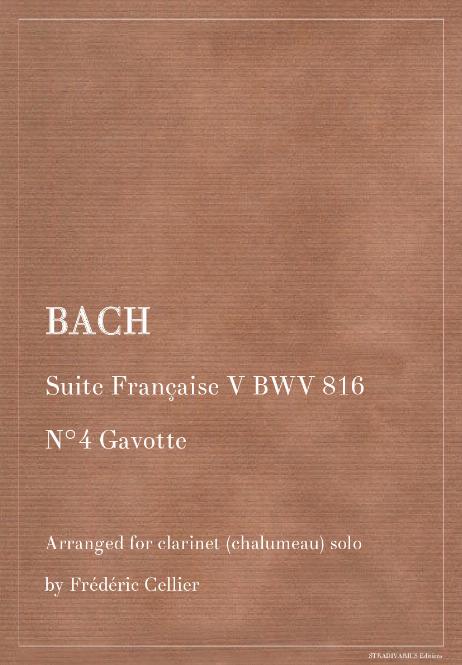 BACH Johann Sebastian - Suite Française V BWV 816