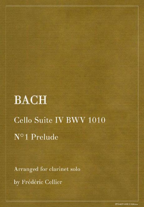 BACH Johann Sebastian - Cello Suite IV BWV 1010