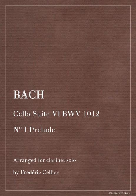 BACH Johann Sebastian - Cello Suite VI BWV 1012