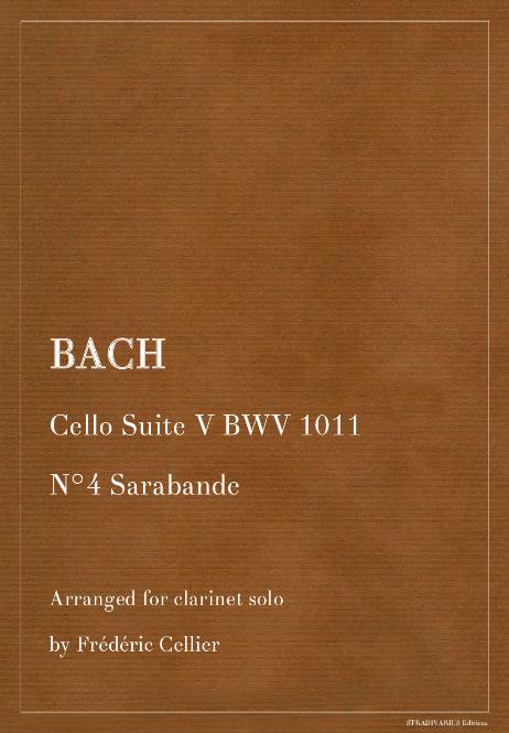 BACH Johann Sebastian - Cello Suite V BWV 1011