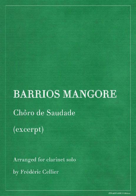 BARRIOS MANGORE Agustin Pio - Chôro de Saudade