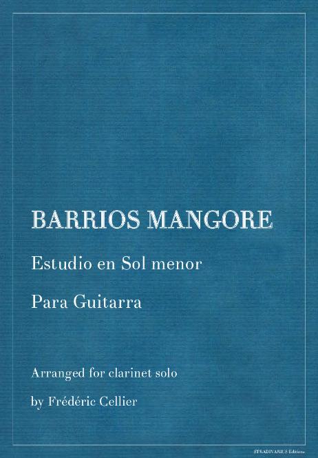 BARRIOS MANGORE Agustin Pio - Estudio en Sol menor