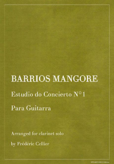 BARRIOS MANGORE Agustin Pio - Estudio de Concierto N°1