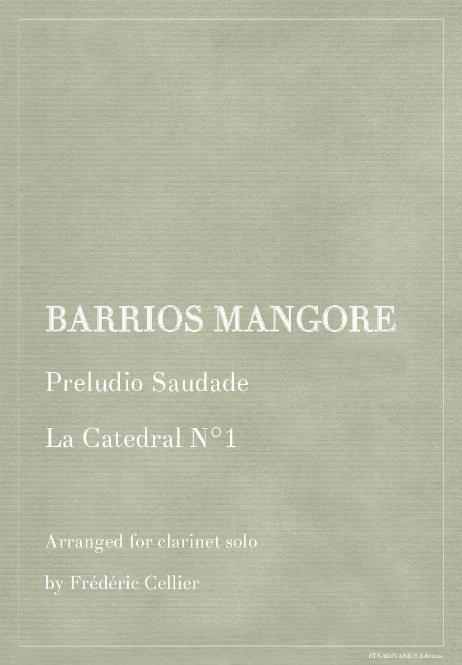 Barrios for Clarinet solo