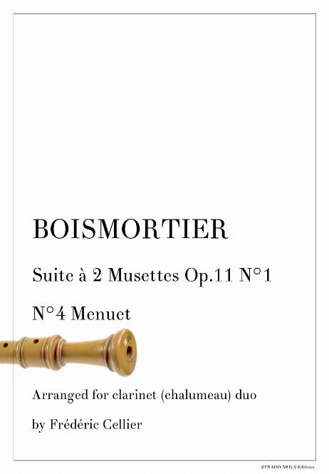 BOISMORTIER Joseph BODIN de  - Suite à 2 Musettes Op.11 N°1