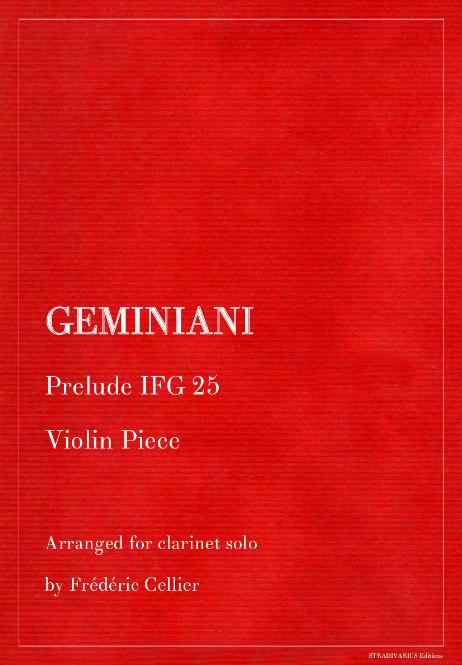 GEMINIANI Francesco - Prelude IFG 25