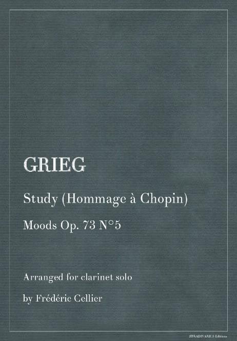 GRIEG Edvard - Study (Hommage à Chopin) 