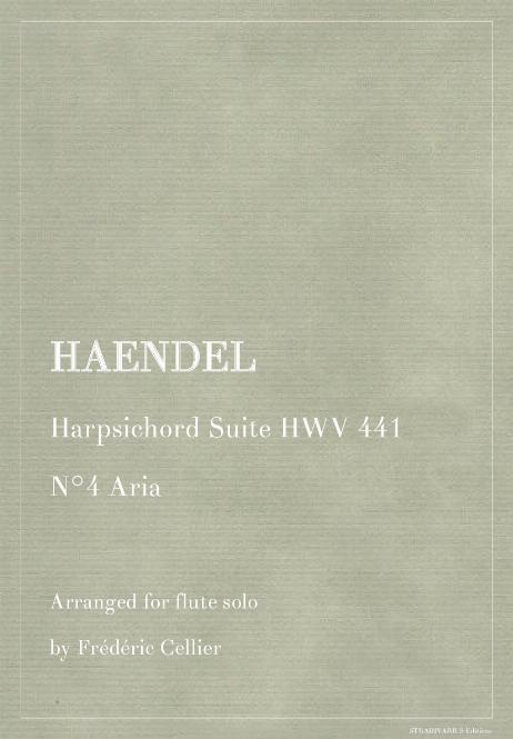 HAENDEL Georg Friedrich - Harpsichord Suite HWV 441