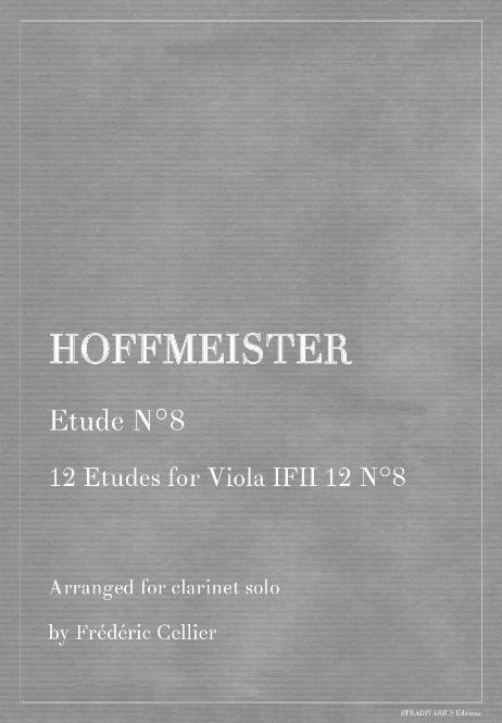 HOFFMEISTER Franz Anton - Etude N°8   