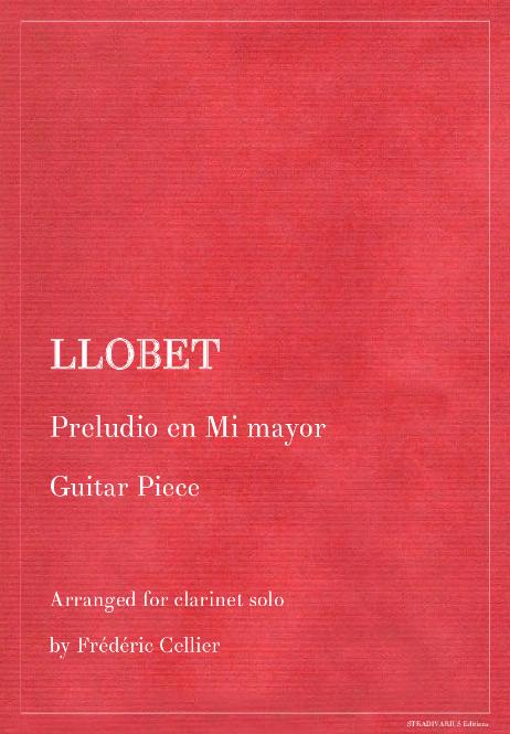 LLOBET Miguel - Preludio en Mi mayor 