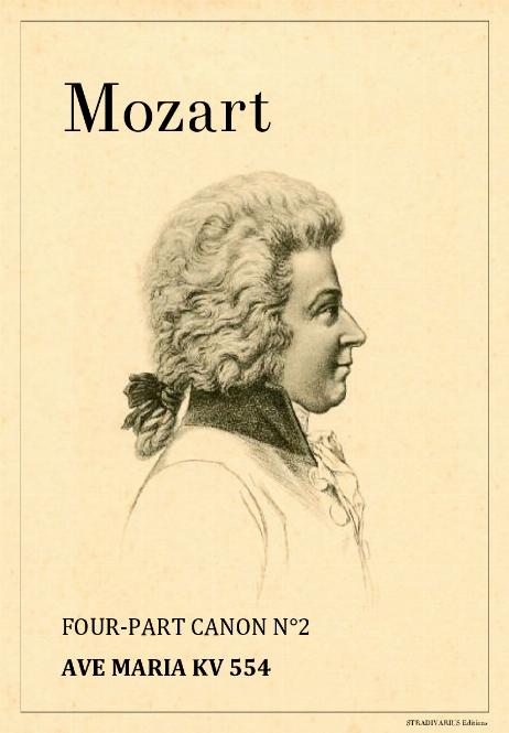 MOZART Wolfgang Amadeus - Four-part Canon N°2