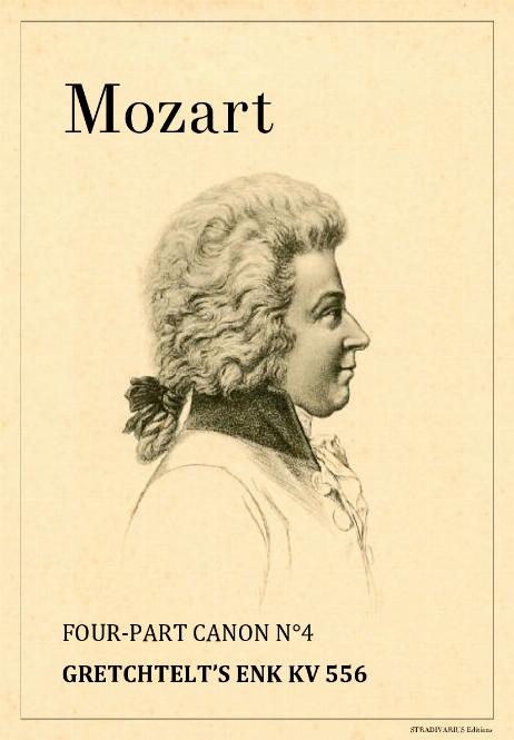 MOZART Wolfgang Amadeus - Four-part Canon N°4