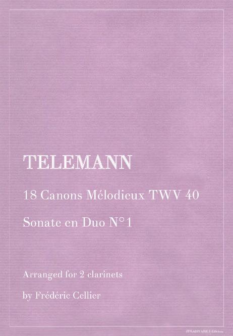 TELEMANN Georg Philipp - 18 Canons Mélodieux TWV 40