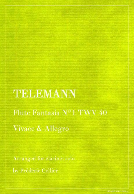 TELEMANN Georg Philipp - Flute Fantasia N°1 TWV 40