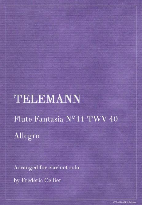 TELEMANN Georg Philipp - Flute Fantasia N°11 TWV 40