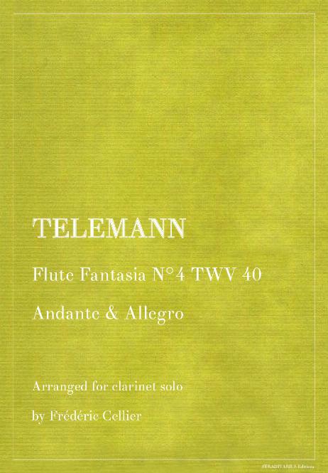 TELEMANN Georg Philipp - Flute Fantasia N°4 TWV 40