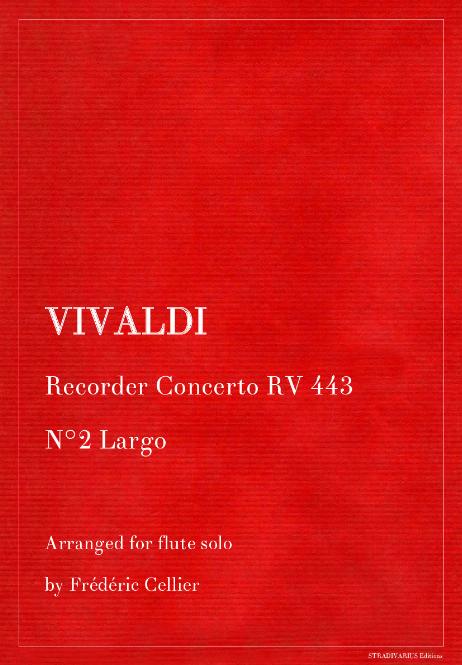 VIVALDI Antonio - Recorder Concerto RV 443