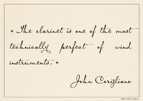 CORIGLIANO John - The clarinet is one of the most technically perfect of wind instruments. 