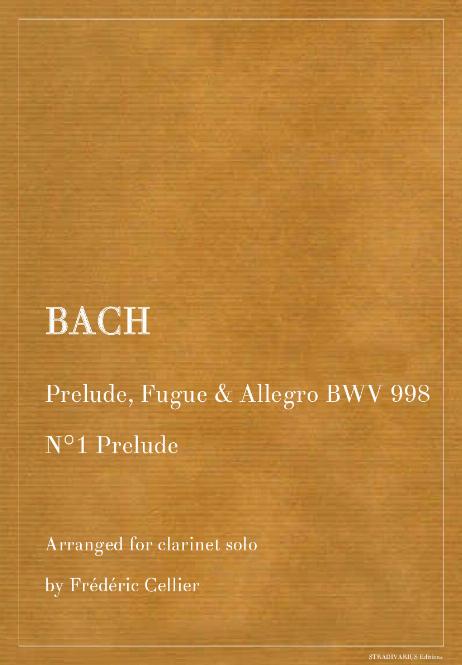 BACH Johann Sebastian - Prelude, Fugue & Allegro BWV 998