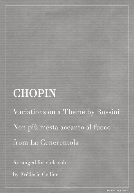 CHOPIN Fryderyk - Variations on a Theme by Rossini 