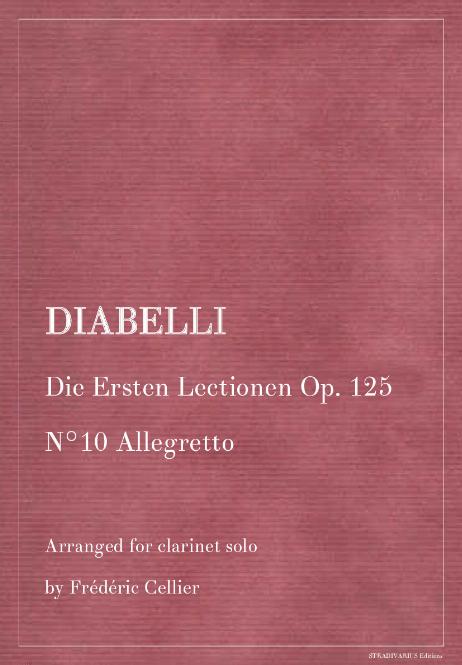 DIABELLI Anton - Die Ersten Lectionen Op. 125