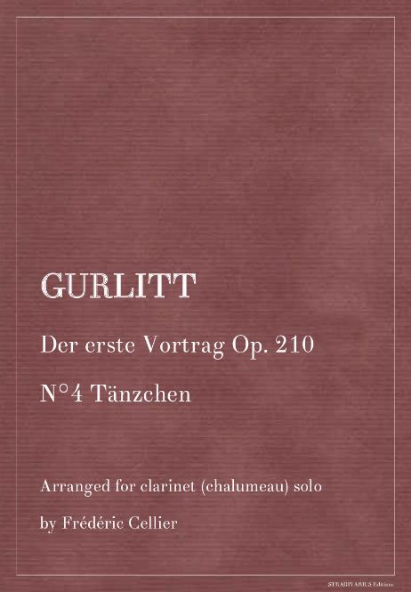 GURLITT Cornelius - Der erste Vortrag Op. 210