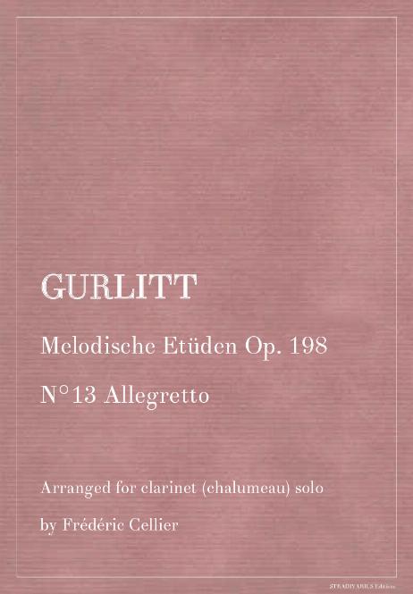GURLITT Cornelius - Melodische Etüden Op. 198