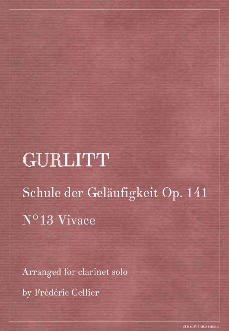 GURLITT Cornelius - Schule der Geläufigkeit Op. 141