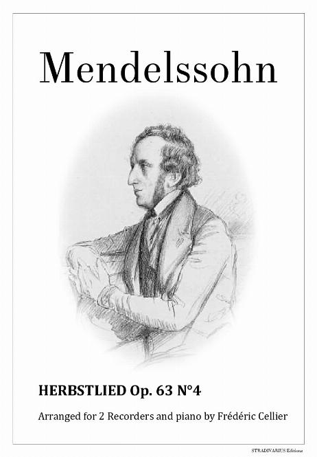 MENDELSSOHN Felix - Sechs Zweistimmige Lieder Op. 63