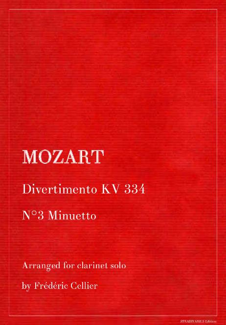 MOZART Wolfgang Amadeus - Divertimento KV 334