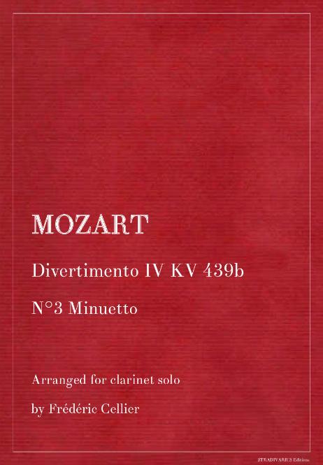 MOZART Wolfgang Amadeus - Divertimento IV KV 439b