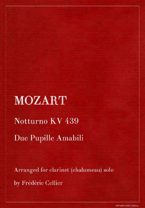 MOZART Wolfgang Amadeus - Notturno KV 439