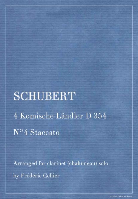 SCHUBERT Franz - 4 Komische Ländler D 354